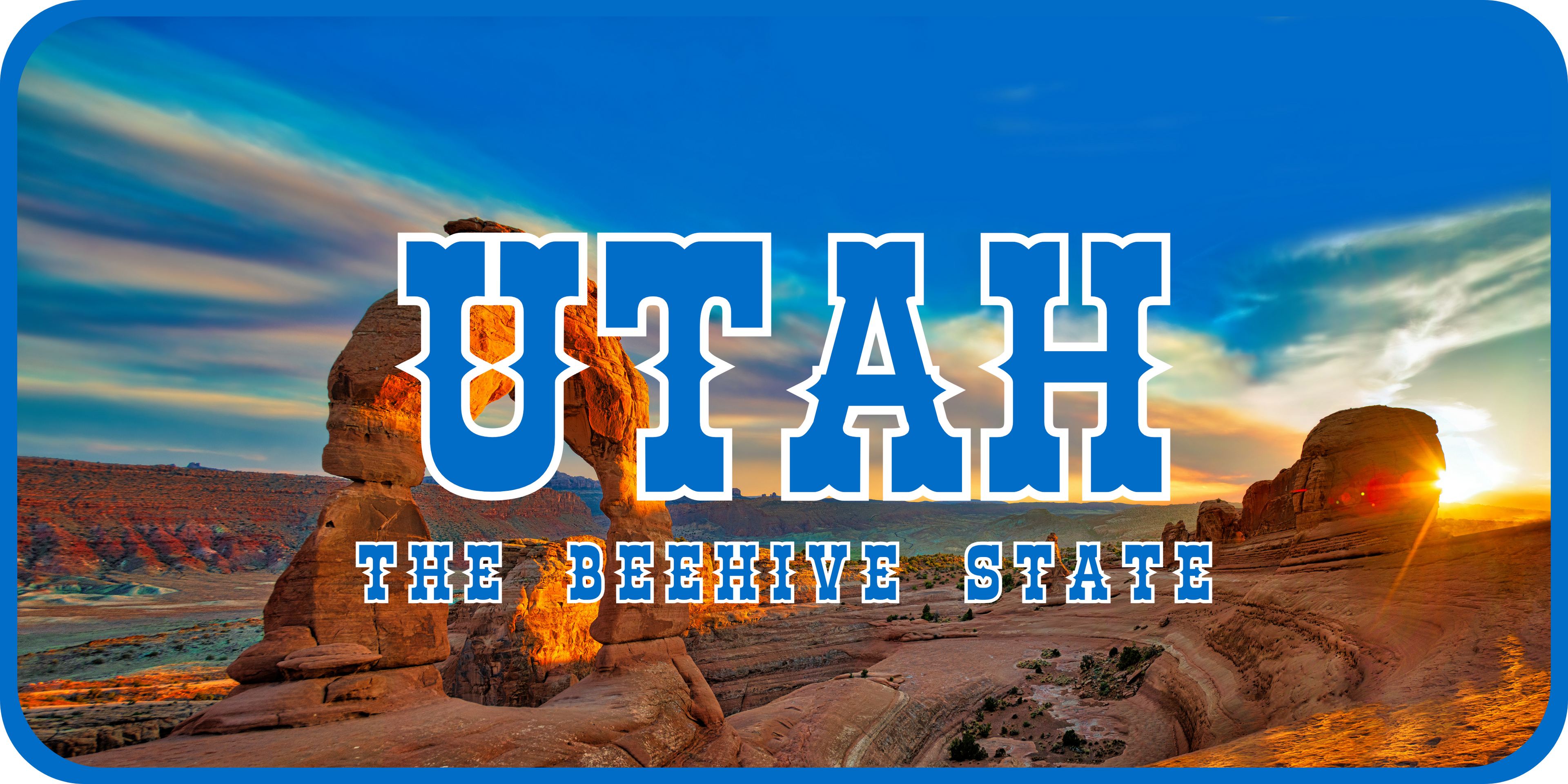 Utah License Plate 1