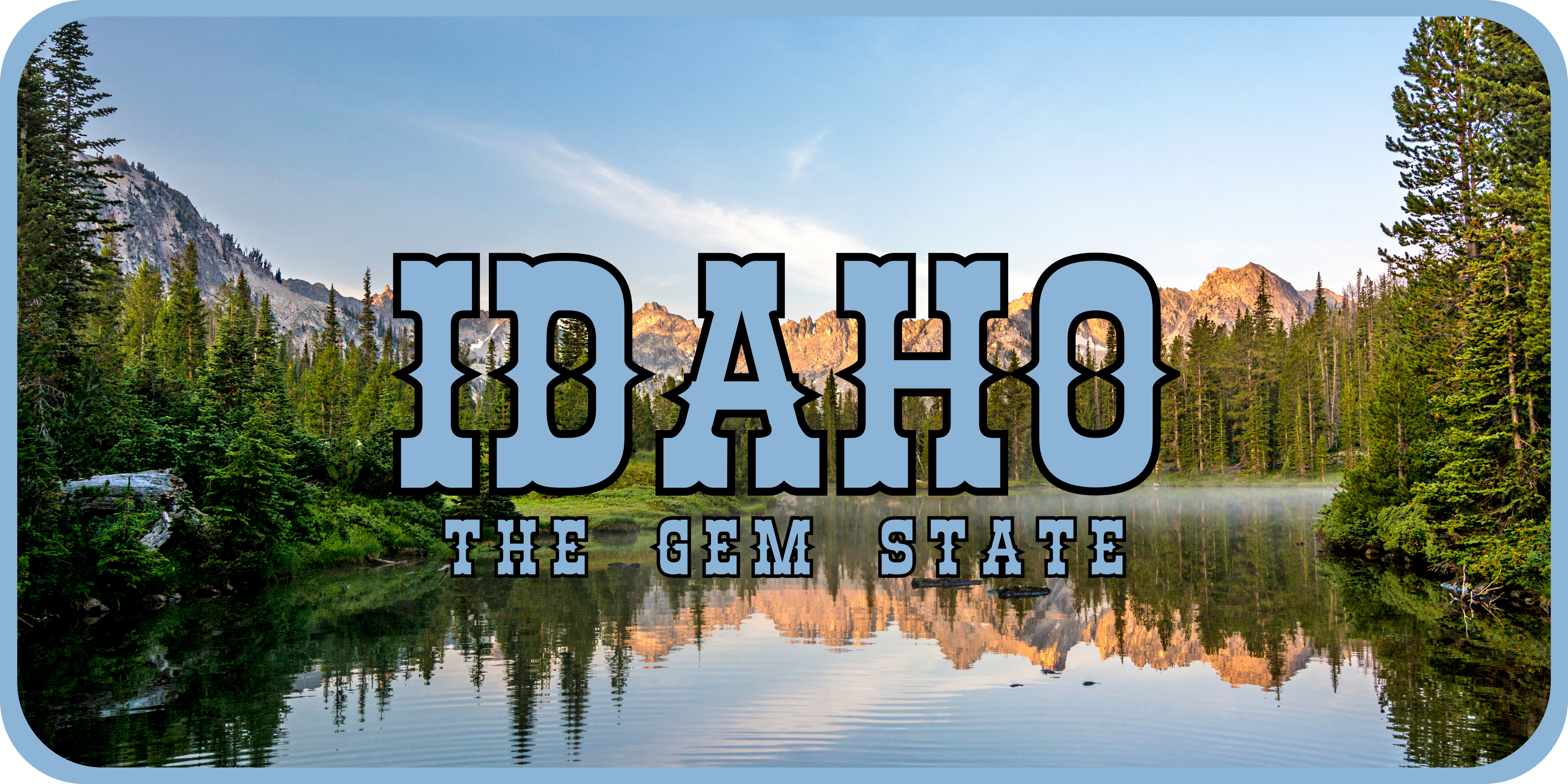 Idaho License Plate 1