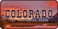 Colorado License Plate 4