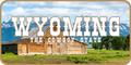Wyoming License Plate Barn
