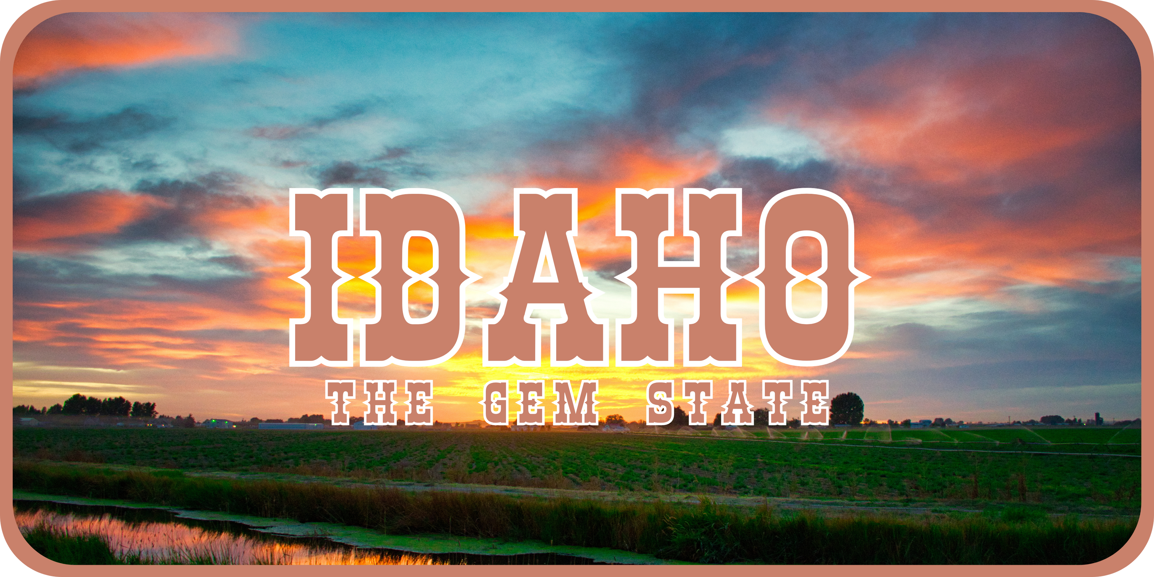 Idaho License Plate 5