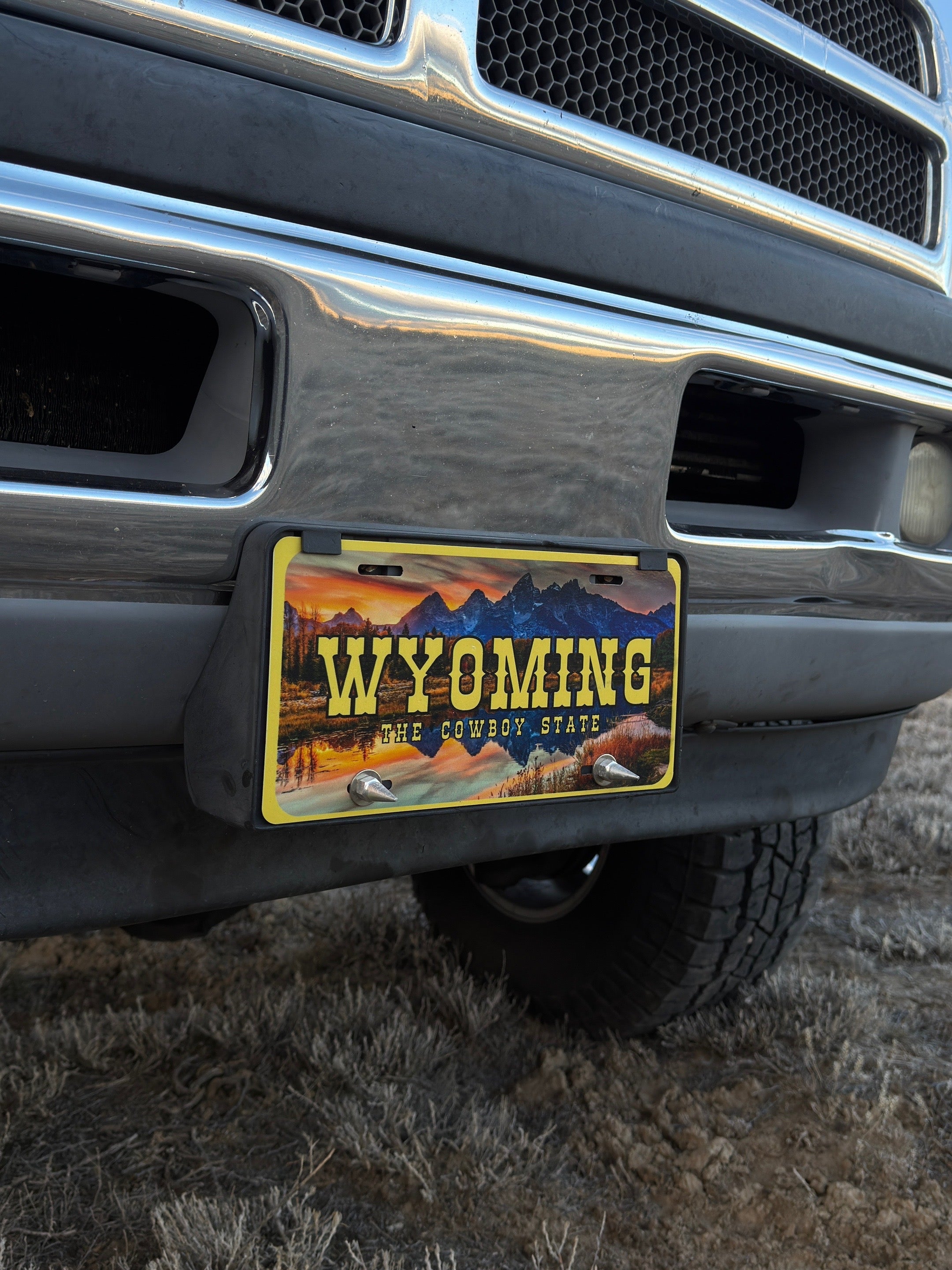 Wyoming License Plate OG